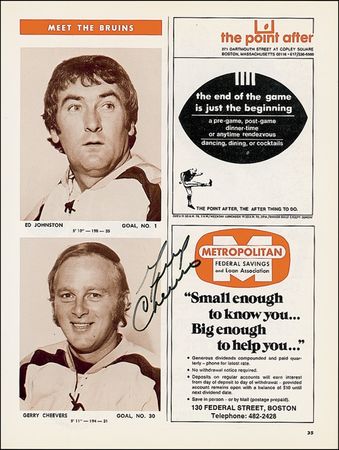 Lot #1241 Boston Bruins Program - Image 3